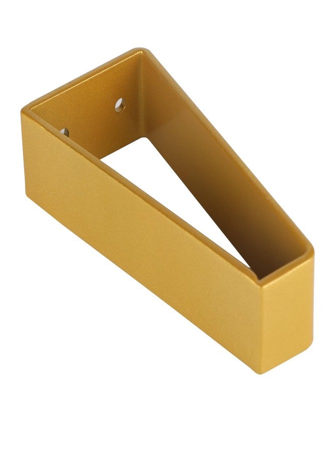 Osring 8 Inch Trapezoid Furniture Legs 4pcs, Solid Steel Furniture Hairpin Leg for Side Table, TV Stand and Cabinet, Gold - Image 3